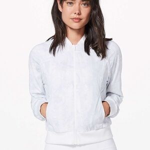 Lululemon • bomb around reversible bomber jacket